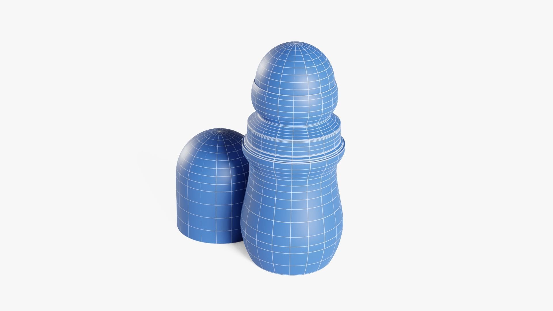 Roll-On Deodorant Low-poly 3D model_20