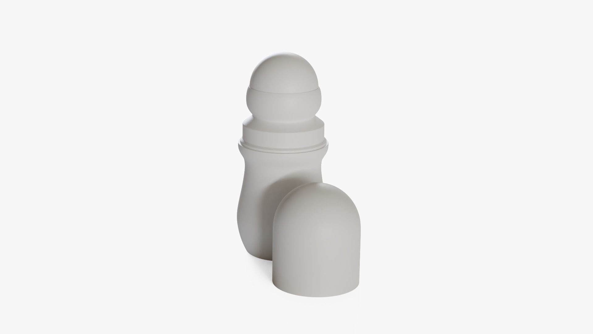 Roll-On Deodorant Low-poly 3D model_9
