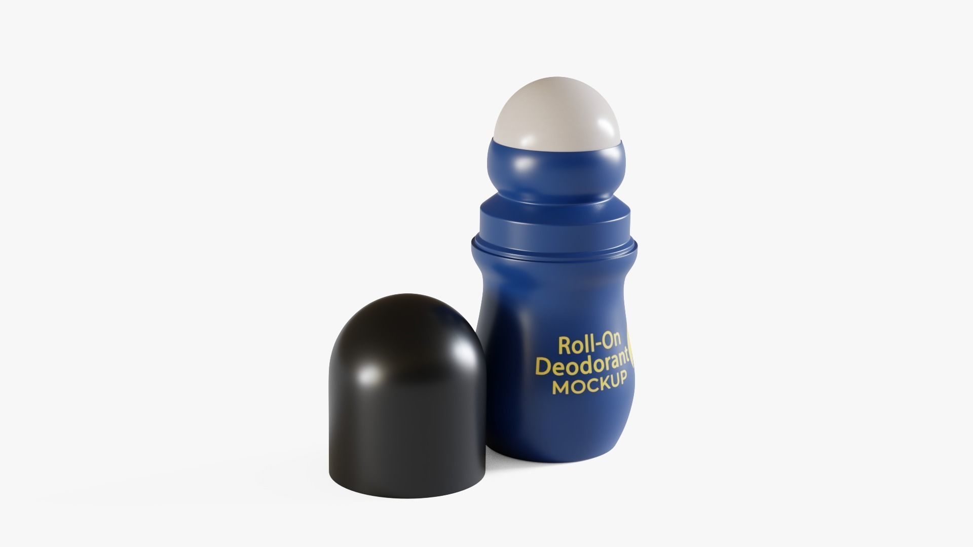 Roll-On Deodorant Low-poly 3D model_3
