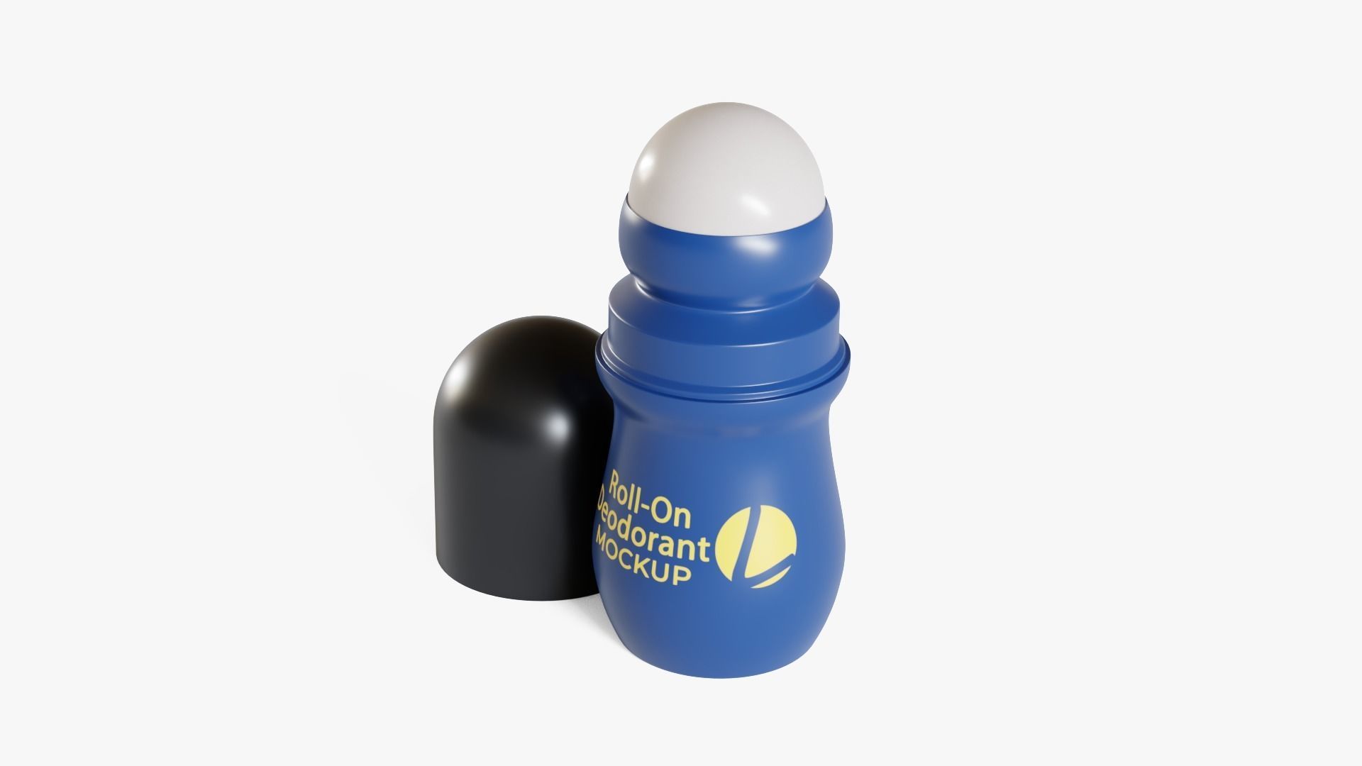 Roll-On Deodorant Low-poly 3D model_6
