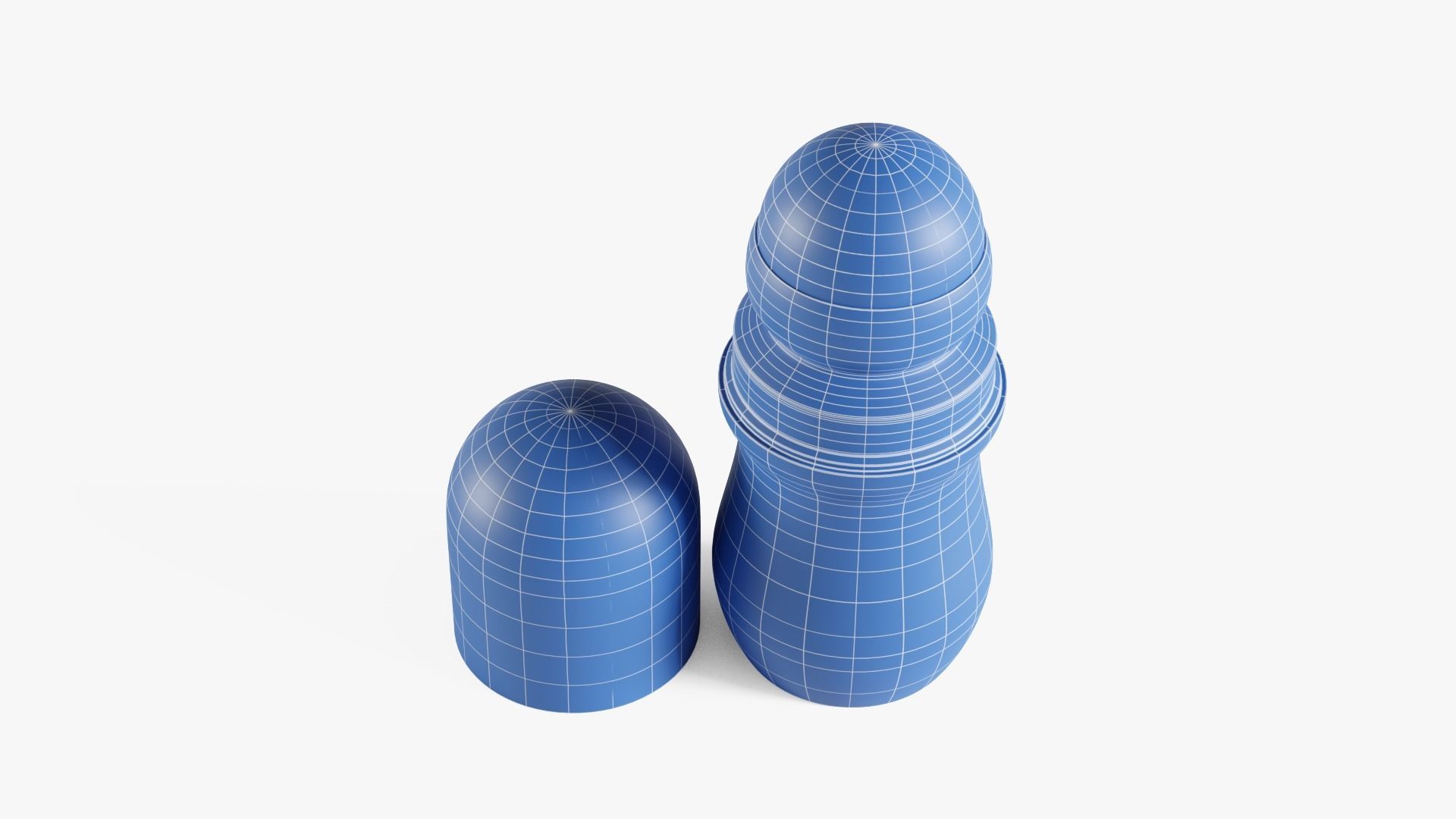 Roll-On Deodorant Low-poly 3D model_21