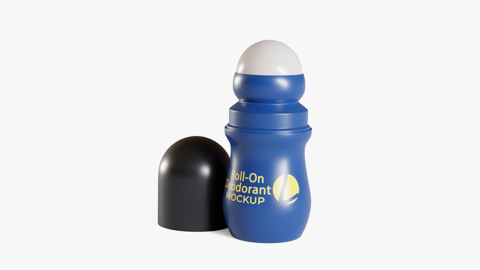 Roll-On Deodorant Low-poly 3D model_5