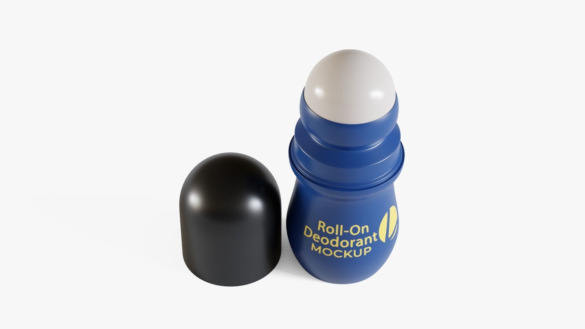 Roll-On Deodorant Low-poly 3D model_7
