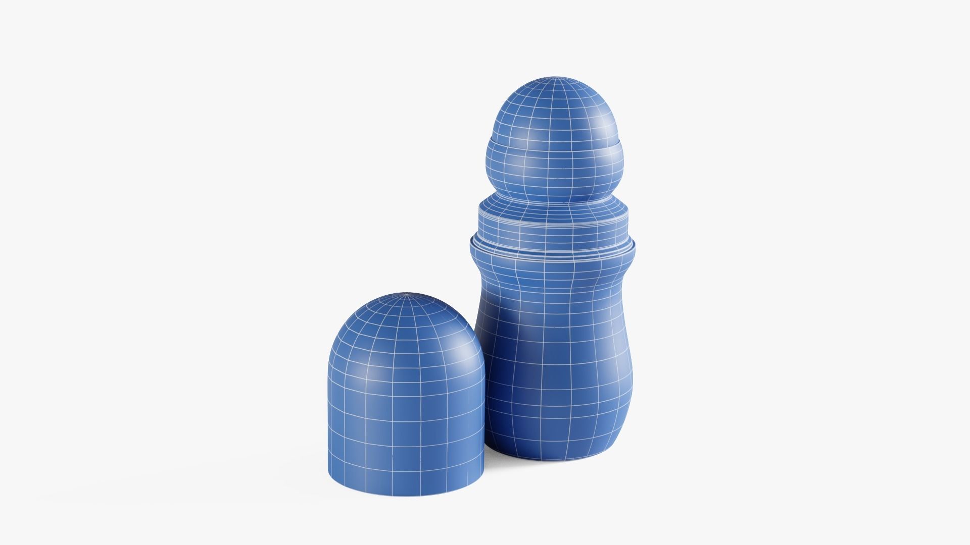 Roll-On Deodorant Low-poly 3D model_17