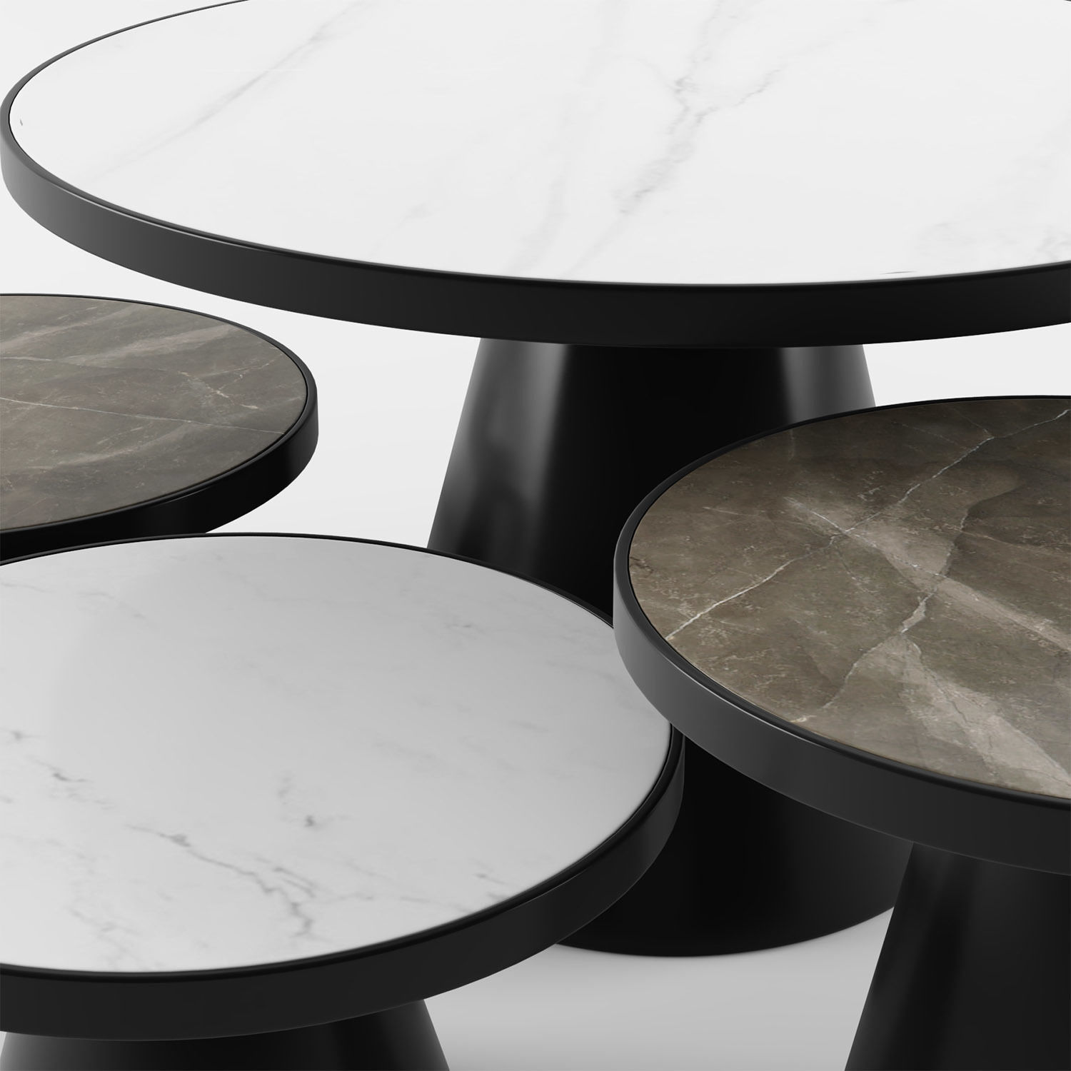 QUATRO Coffe Table Set 3D model_4