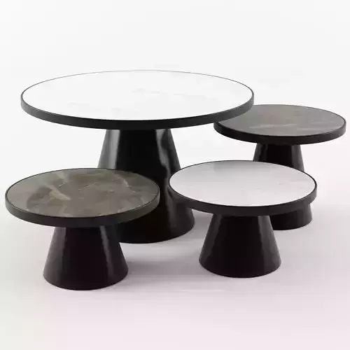 QUATRO Coffe Table Set 3D model
