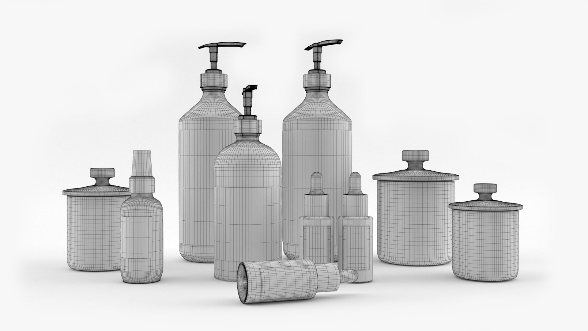 Bathroom Accessories 3D model_7