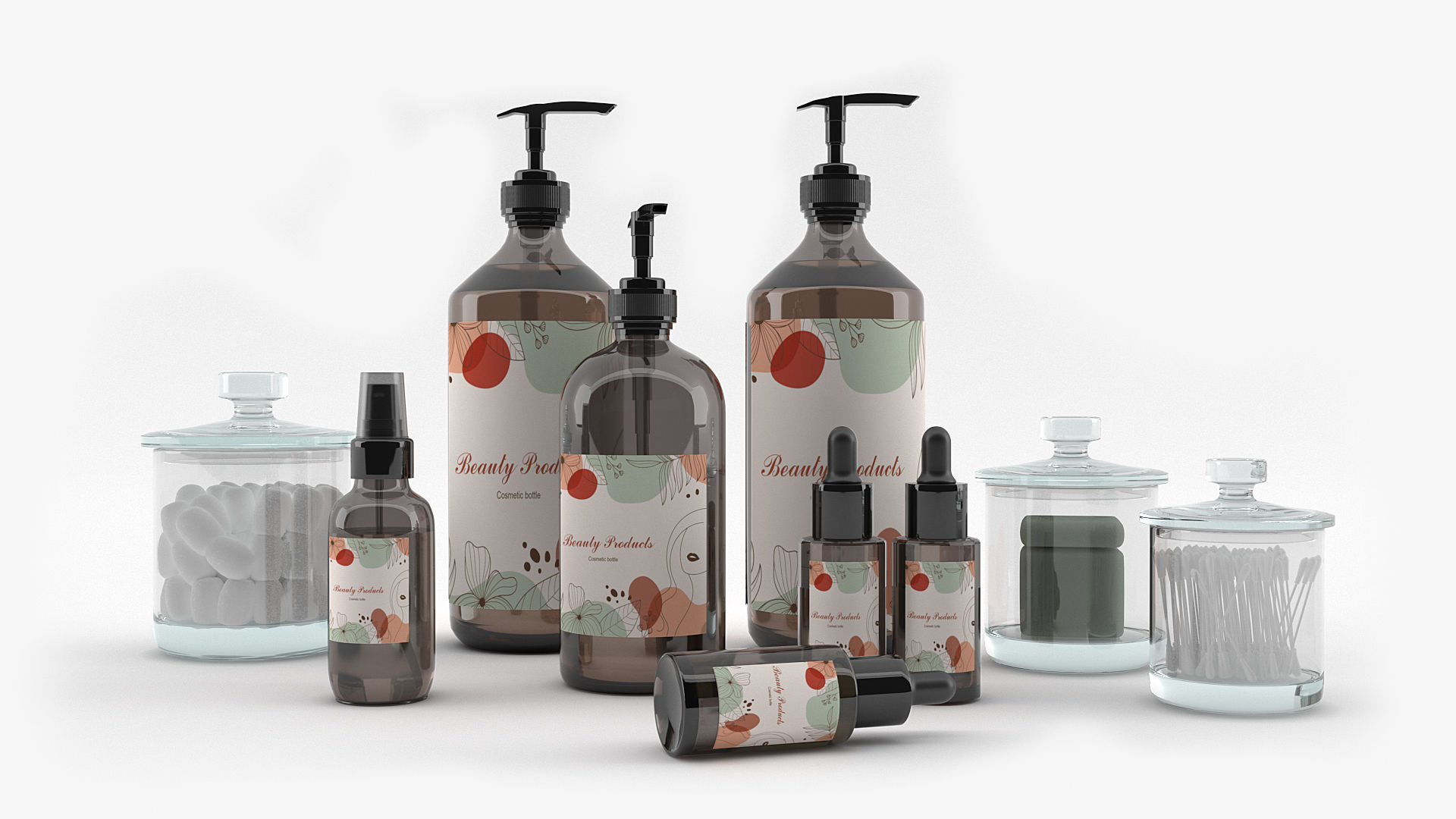 Bathroom Accessories 3D model_1