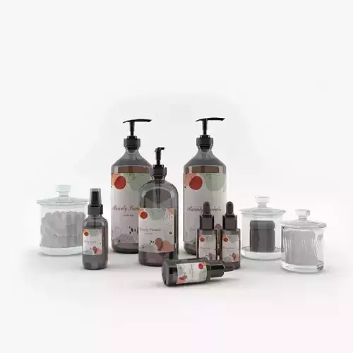 Bathroom Accessories 3D model