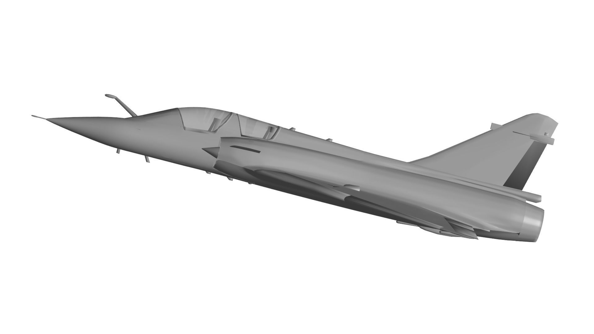 Mirage 2000D 3D model_2
