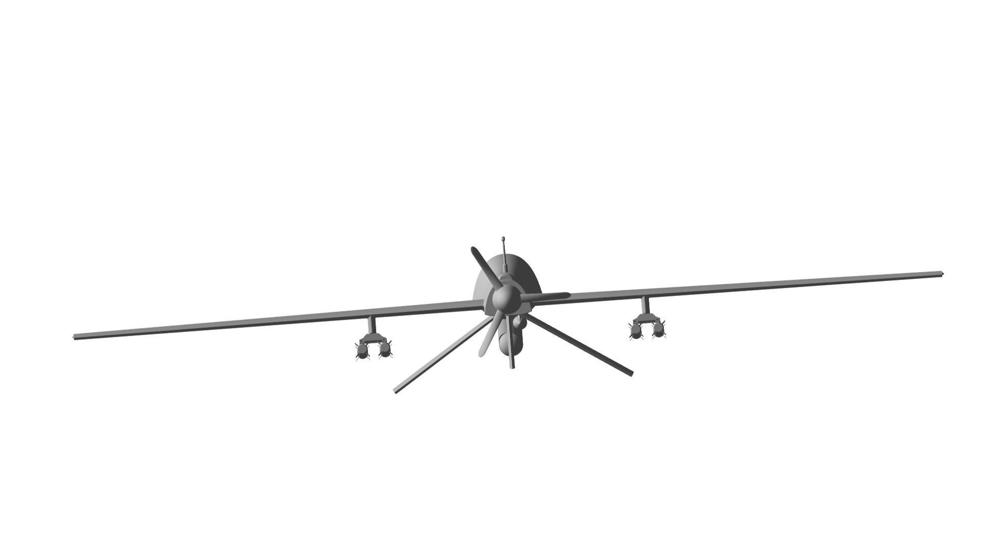 MQ-1B Predator 3D model_2