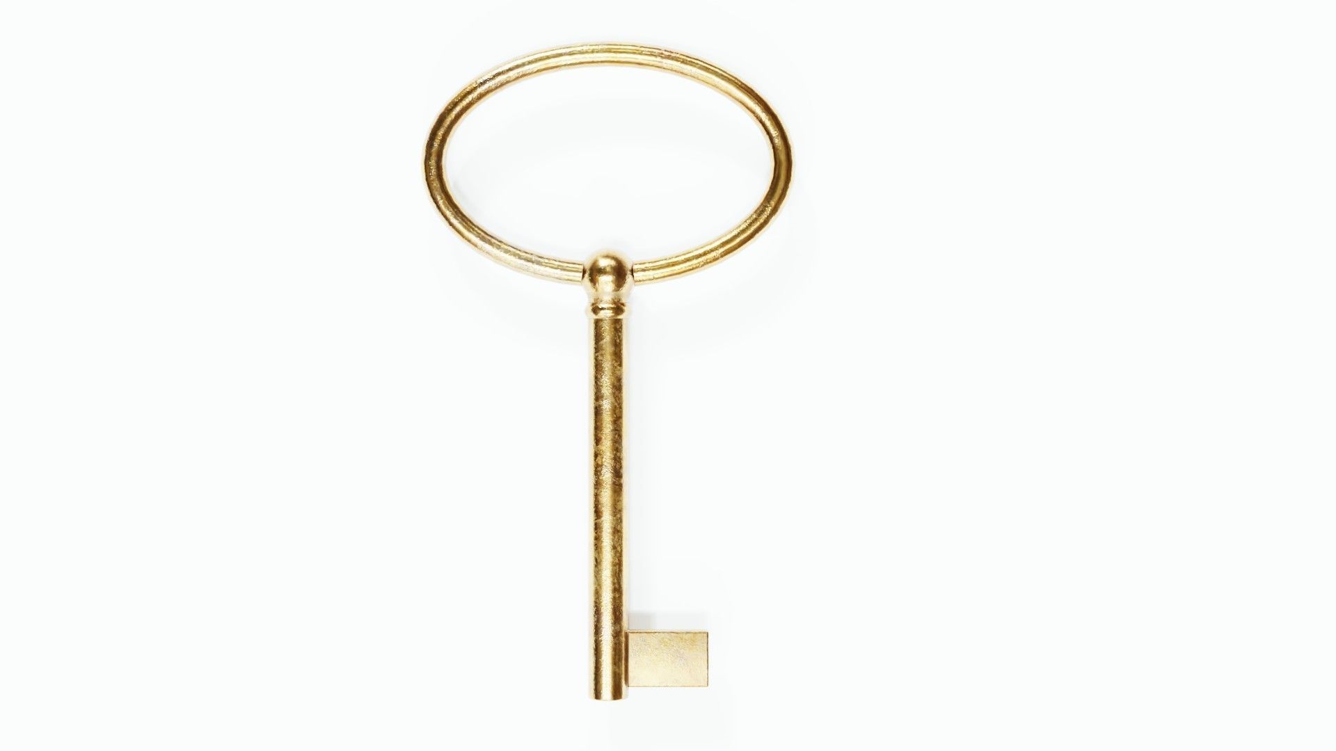 Collection of 10 warded keys 3D model_7