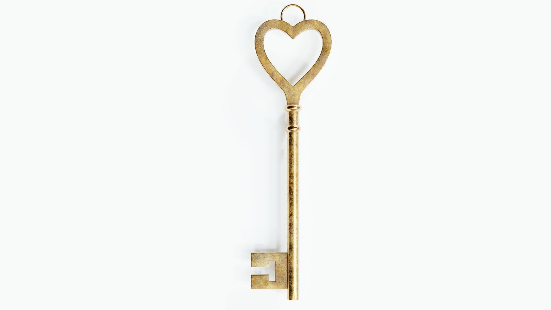 Collection of 10 warded keys 3D model_2