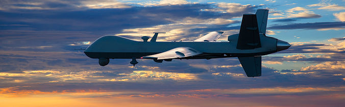 mq-9 reaper predator 3D model