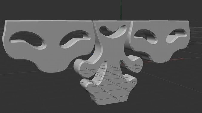 STL MODEL D bracket 3D model