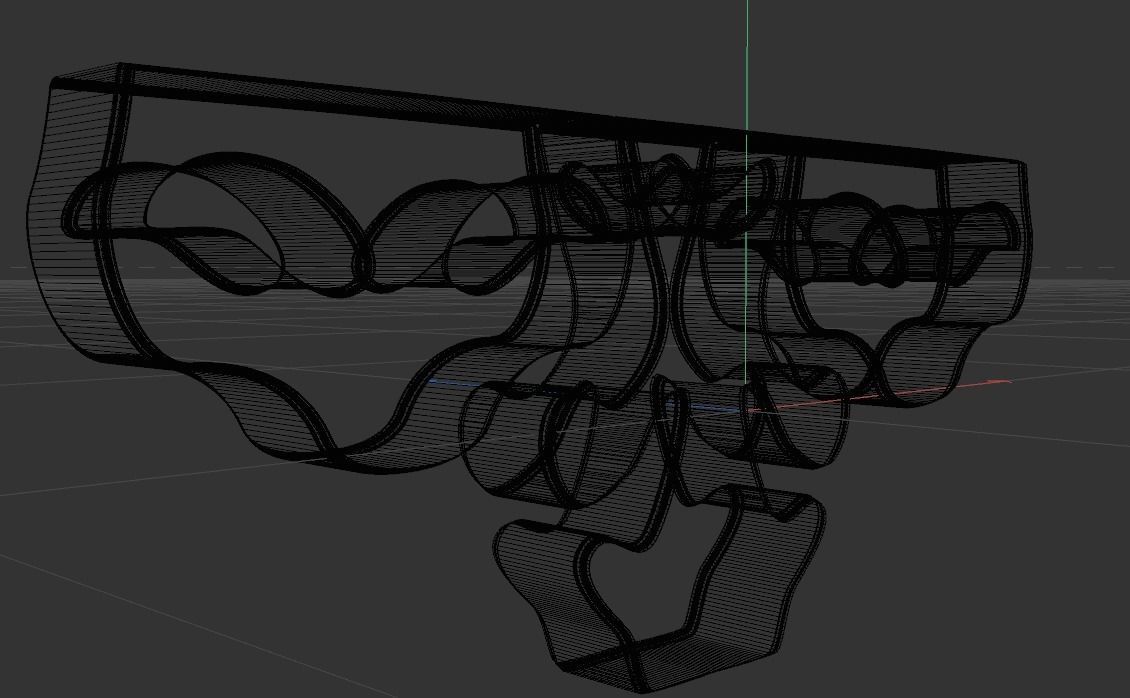 STL MODEL D bracket 3D model_8