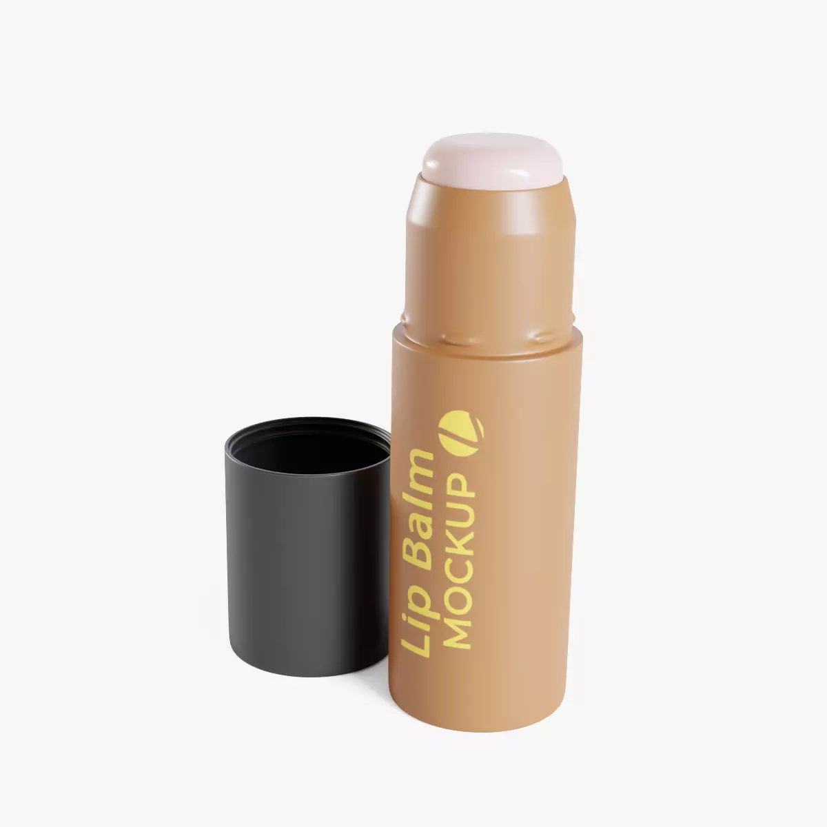 Lip Balm Low-poly 3D model_0