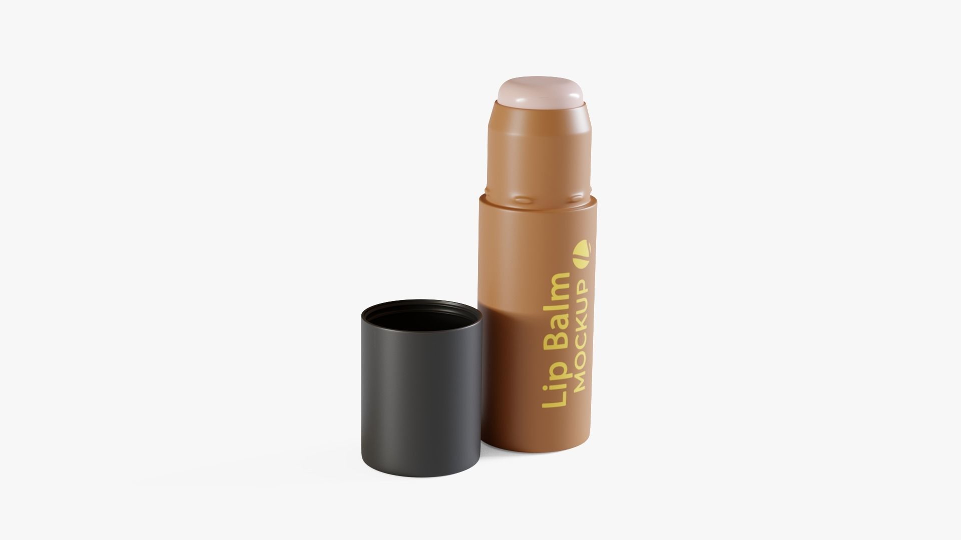 Lip Balm Low-poly 3D model_4