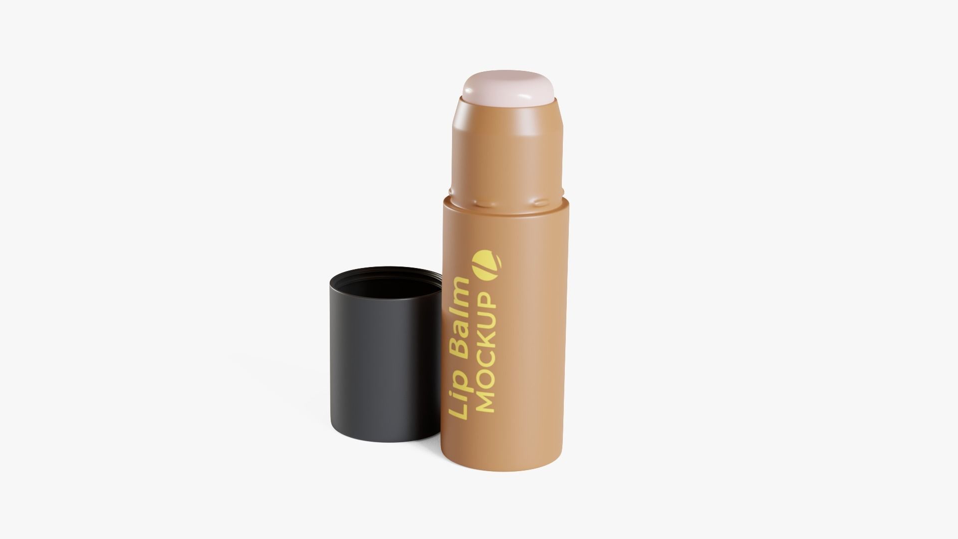 Lip Balm Low-poly 3D model_7