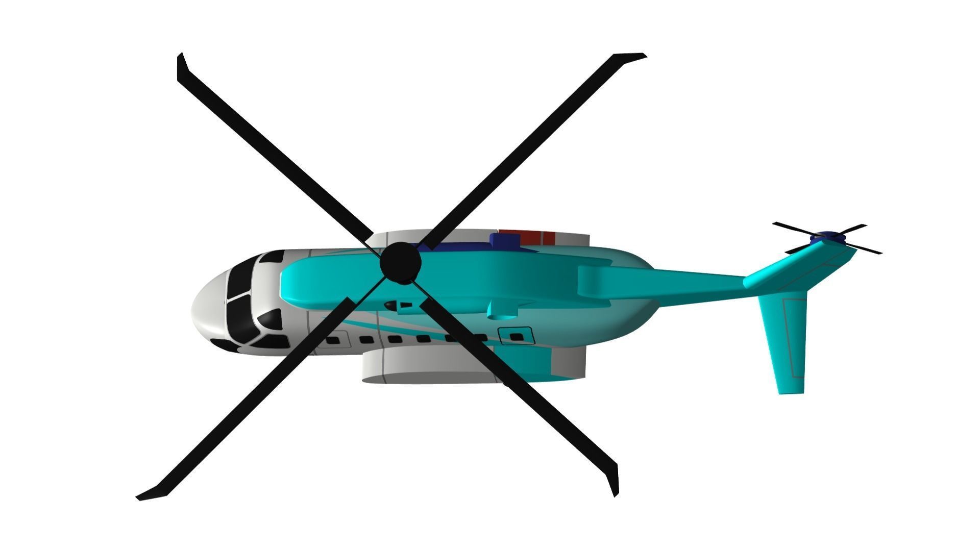 Sikorsky S-92 3D model_2