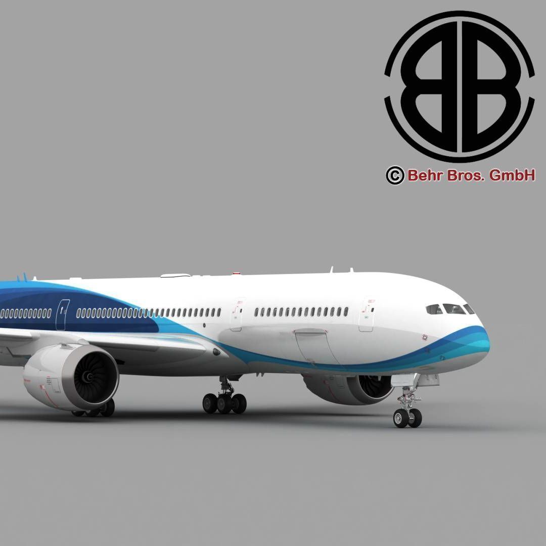 Generic Airplane 3D model_0
