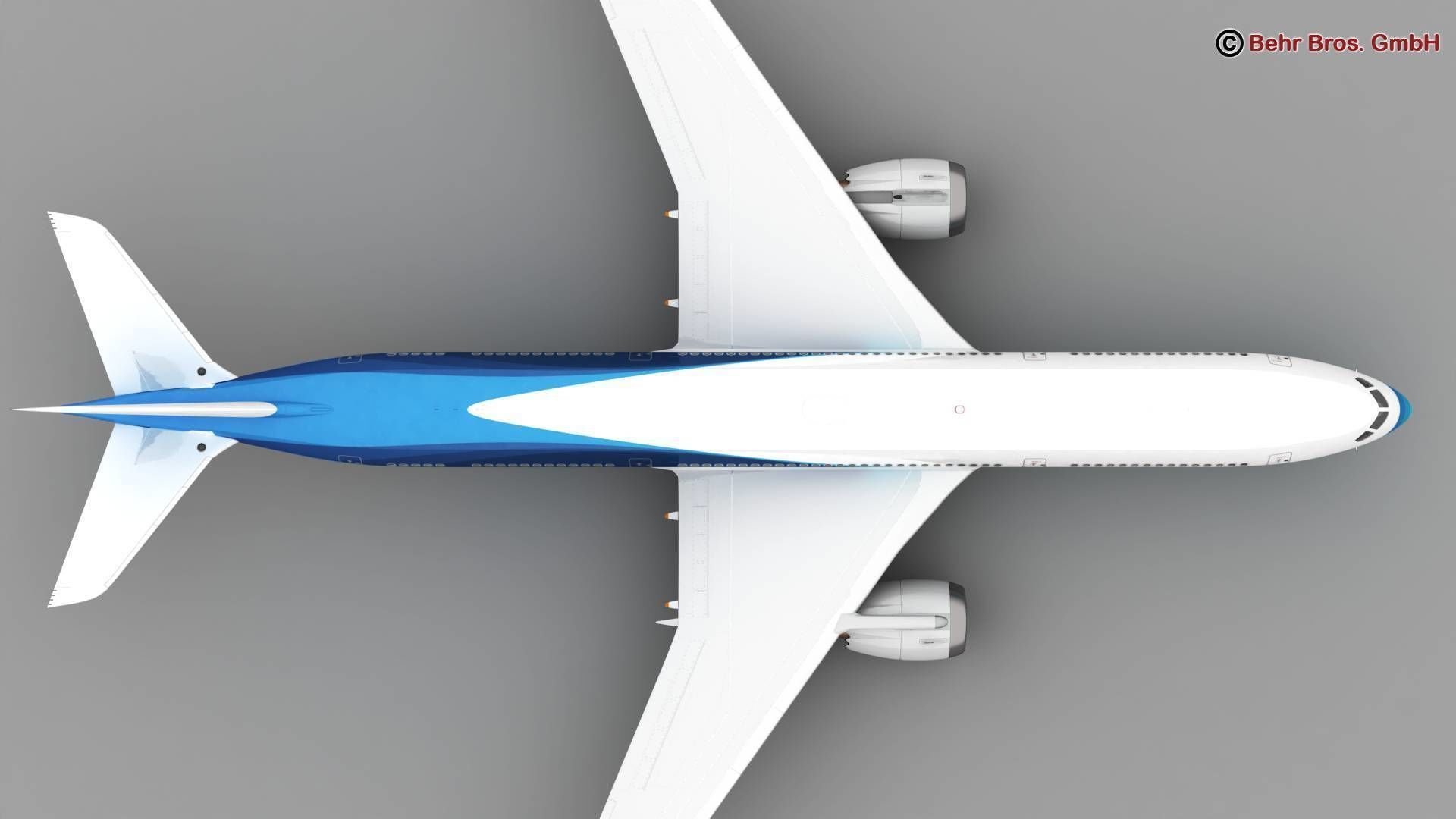 Generic Airplane 3D model_3