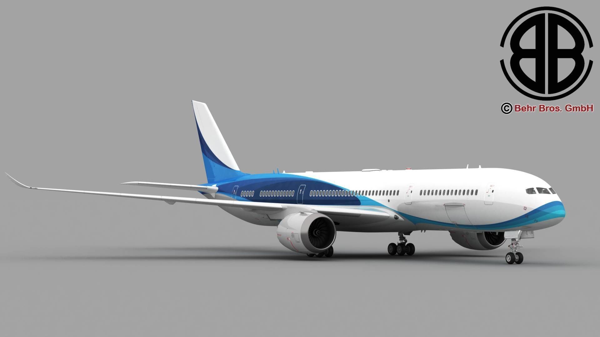 Generic Airplane 3D model_1