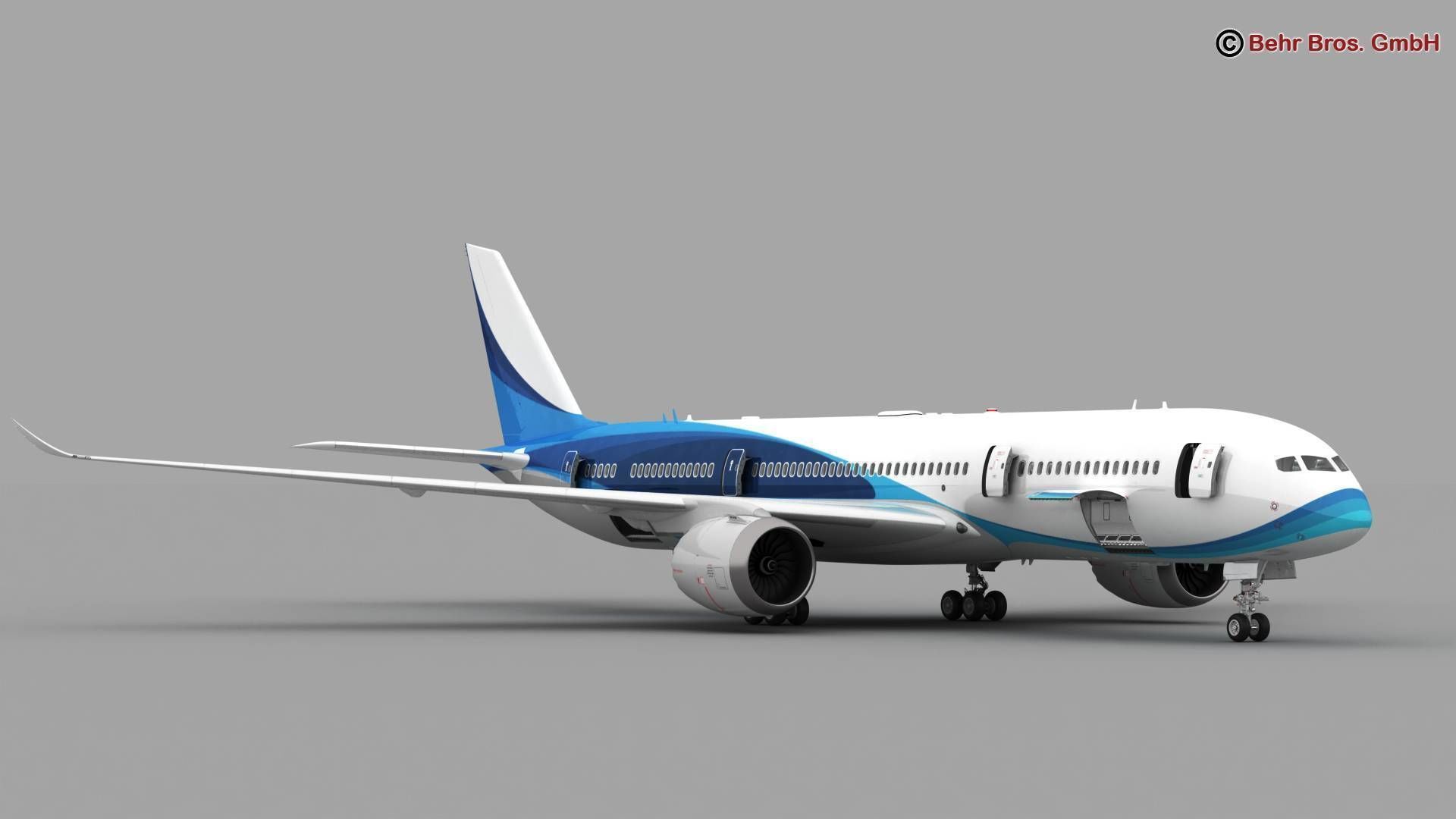 Generic Airplane 3D model_23