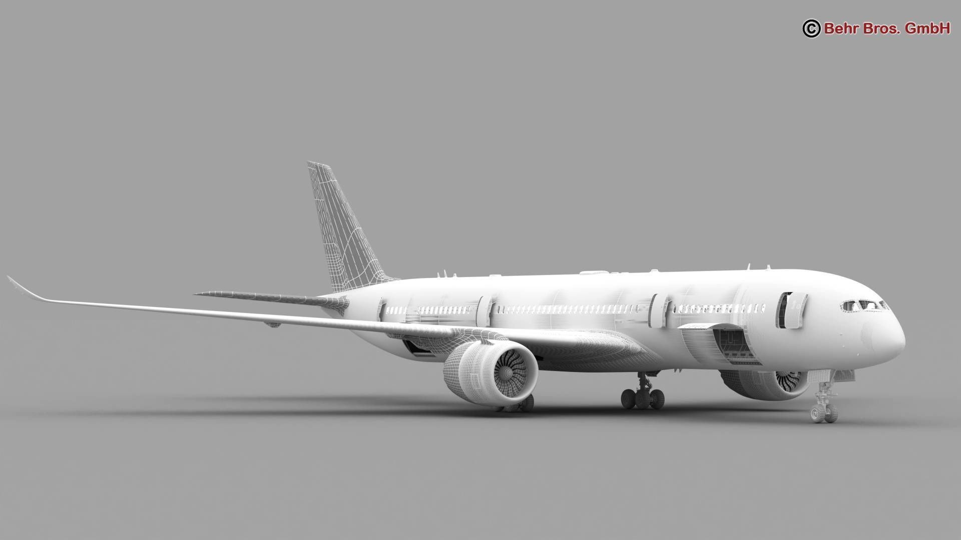 Generic Airplane 3D model_47