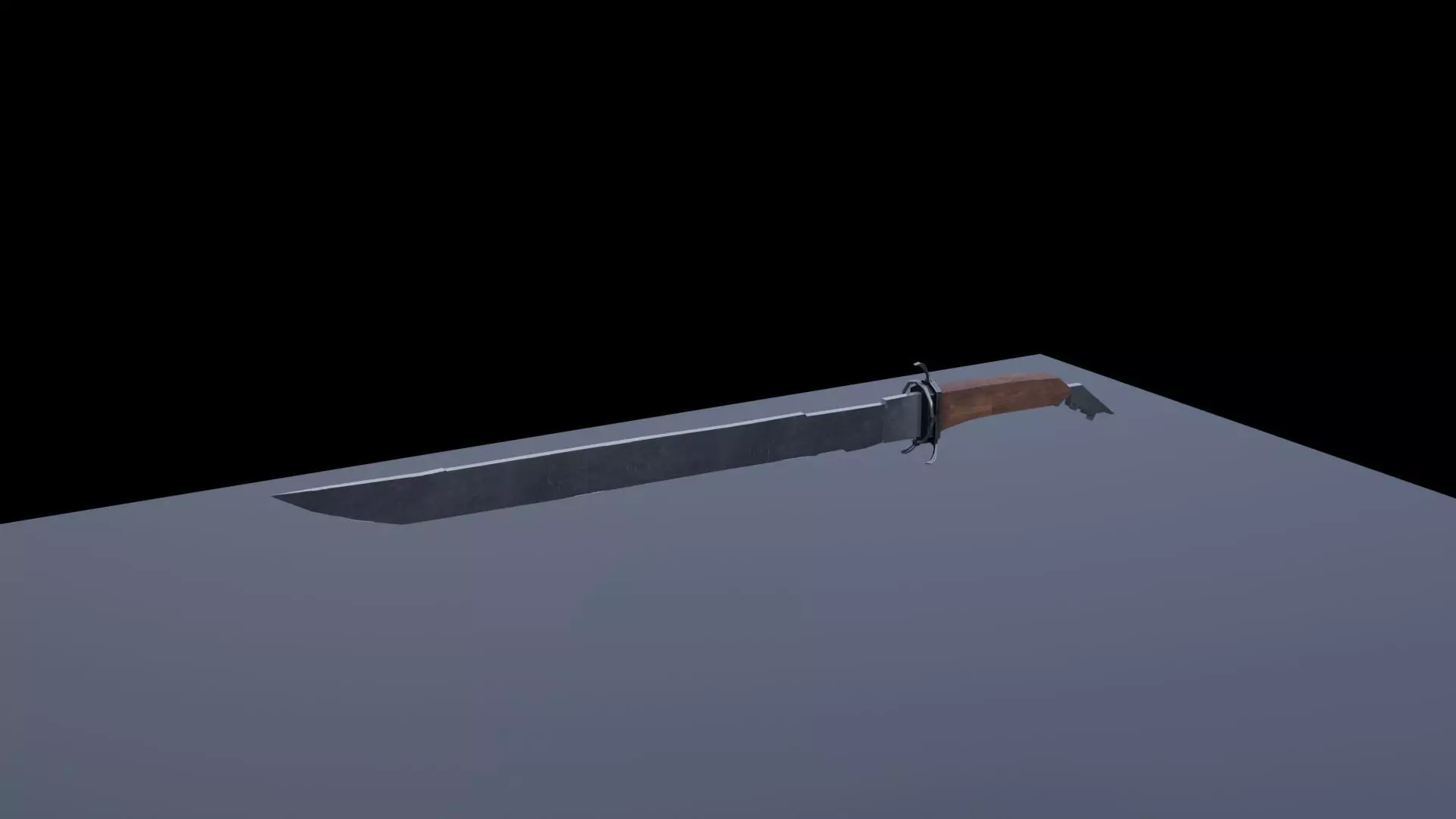 Dishonored corvos blade Low-poly 3D model_0