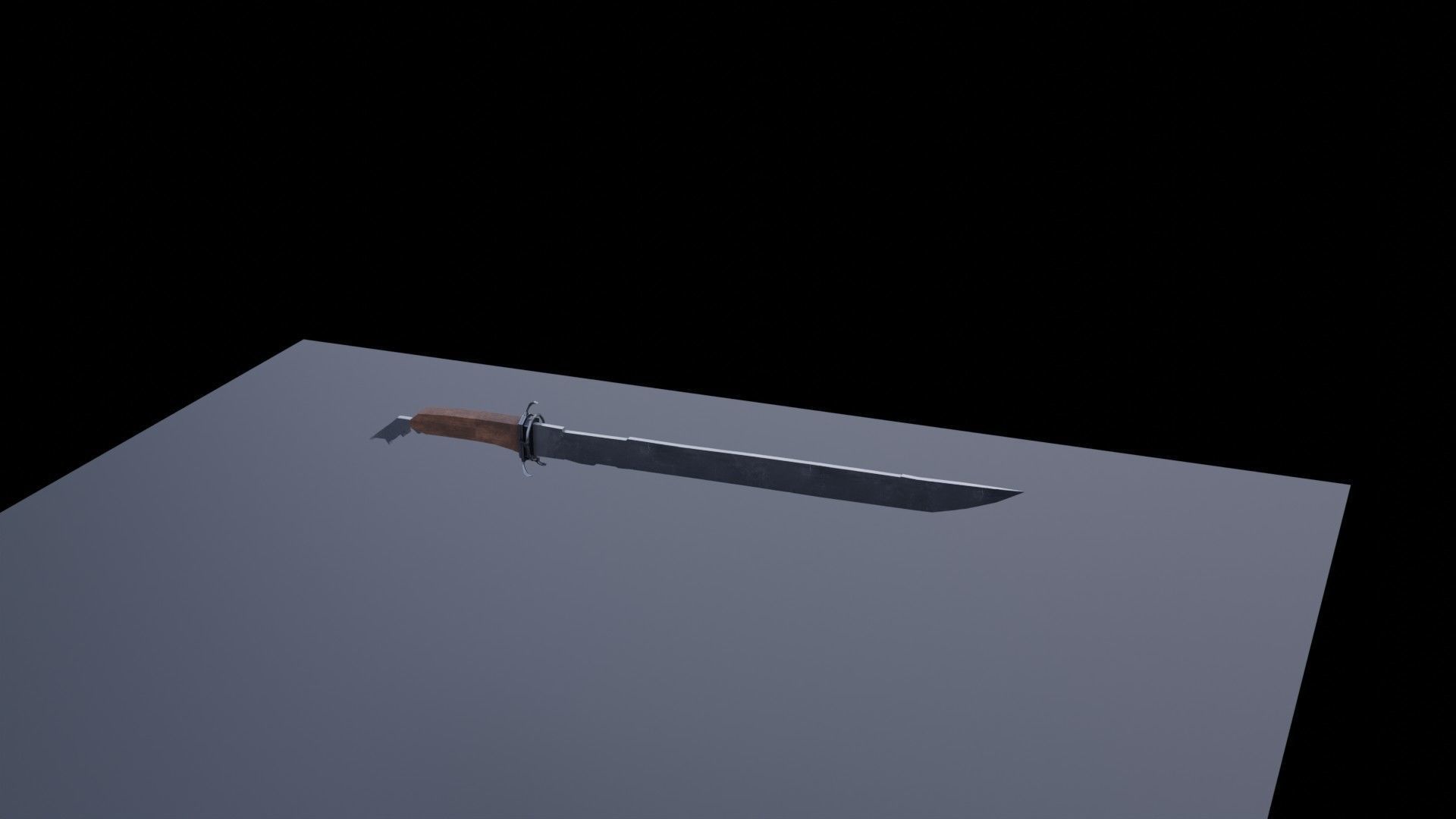 Dishonored corvos blade Low-poly 3D model_1