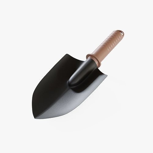 Garden Shovel Low-poly 3D model
