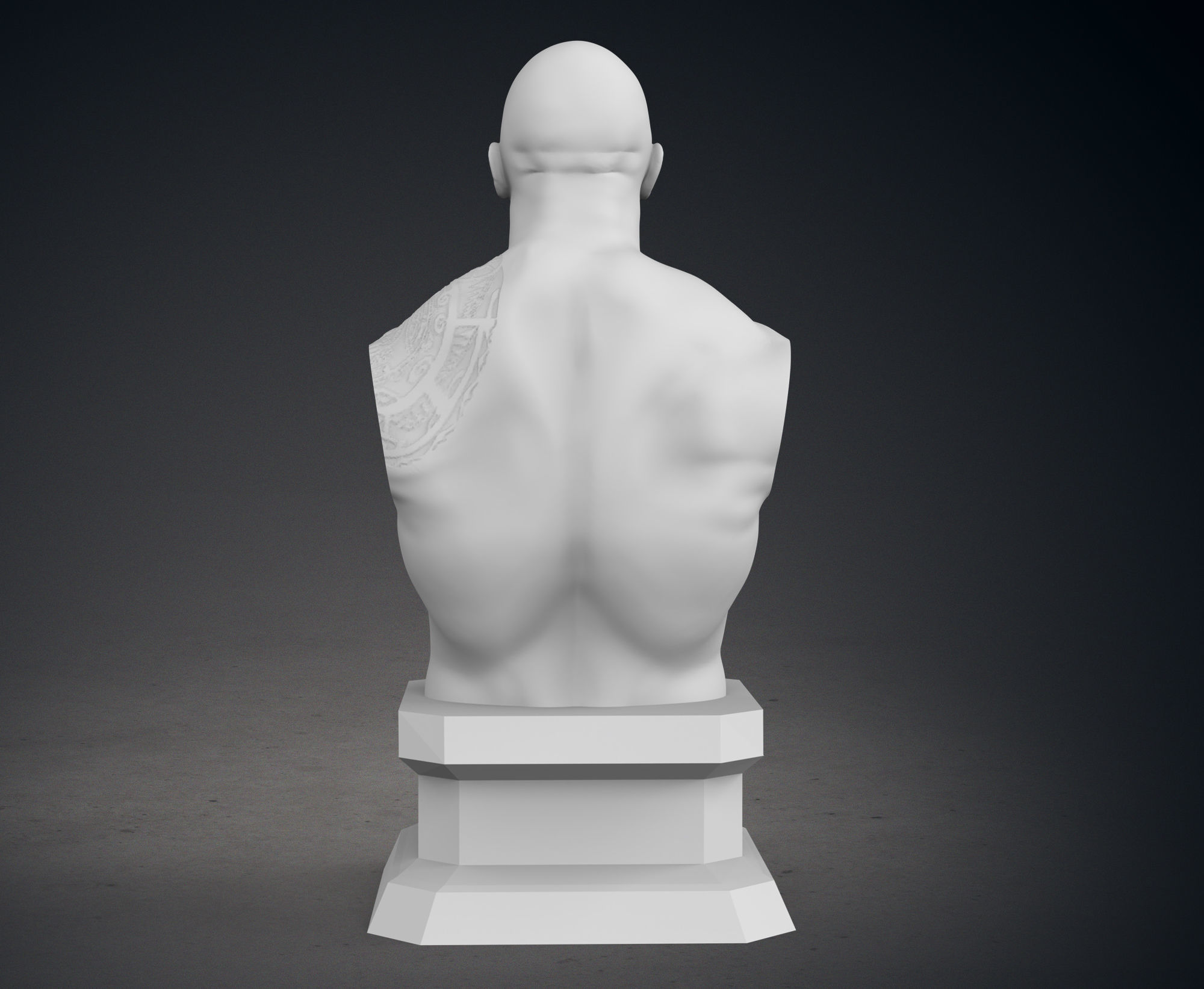 The Rock Bust - Classic and Current Versions 3D print model_16