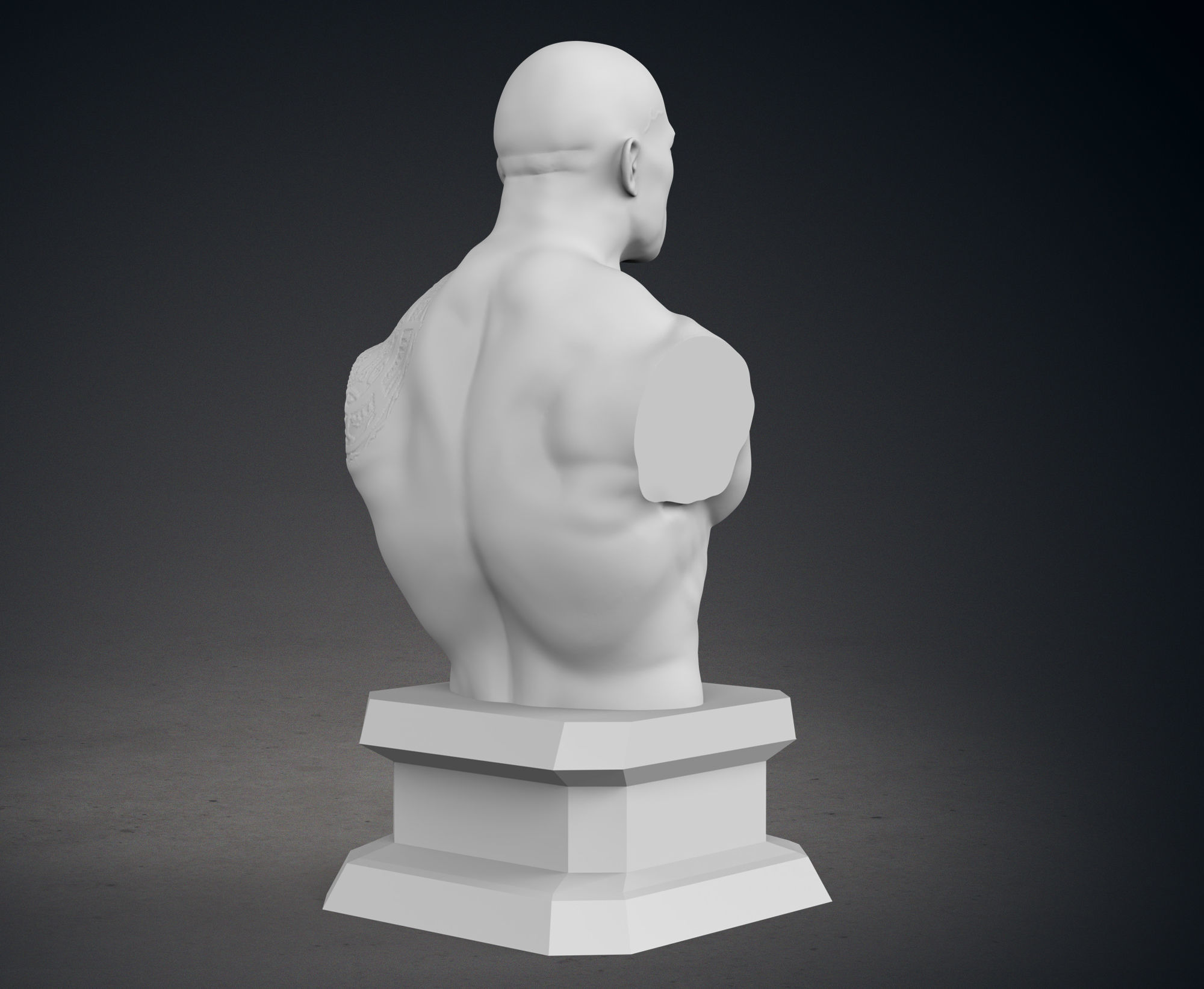 The Rock Bust - Classic and Current Versions 3D print model_17
