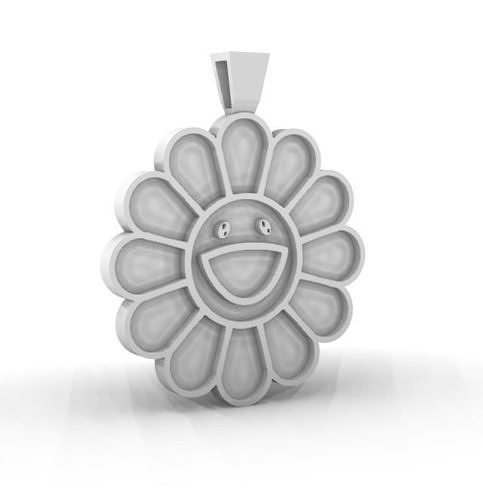 Takashi Murakami Flower 3D print model