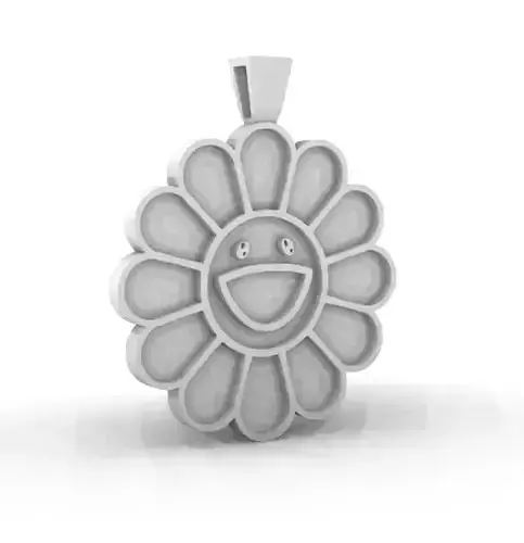 Takashi Murakami Flower 3D print model