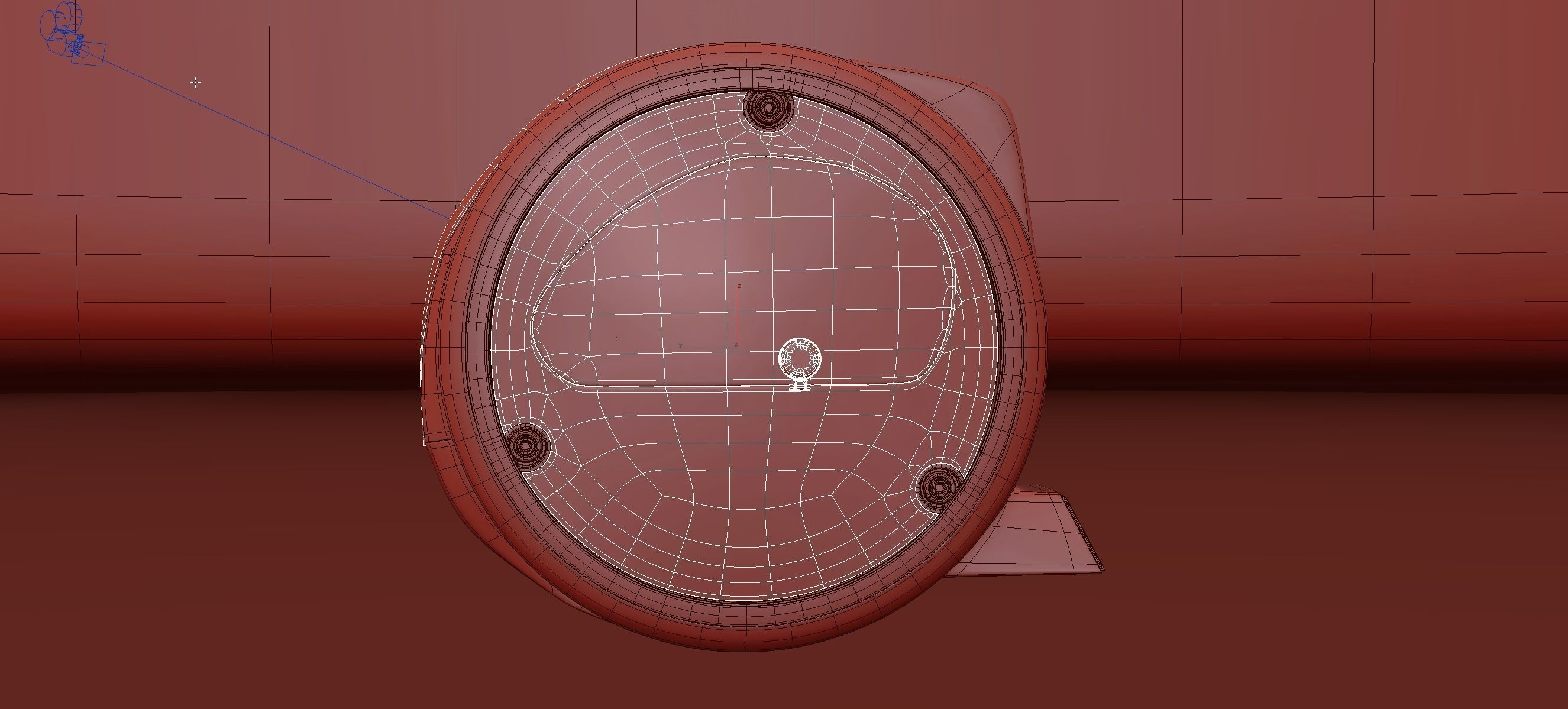 Circle Hover Car 3D model_7