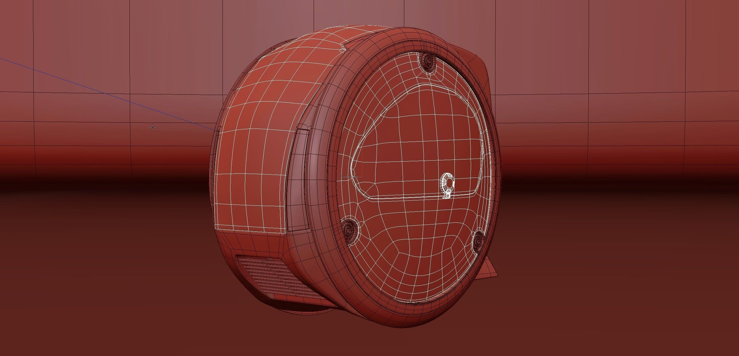 Circle Hover Car 3D model_5