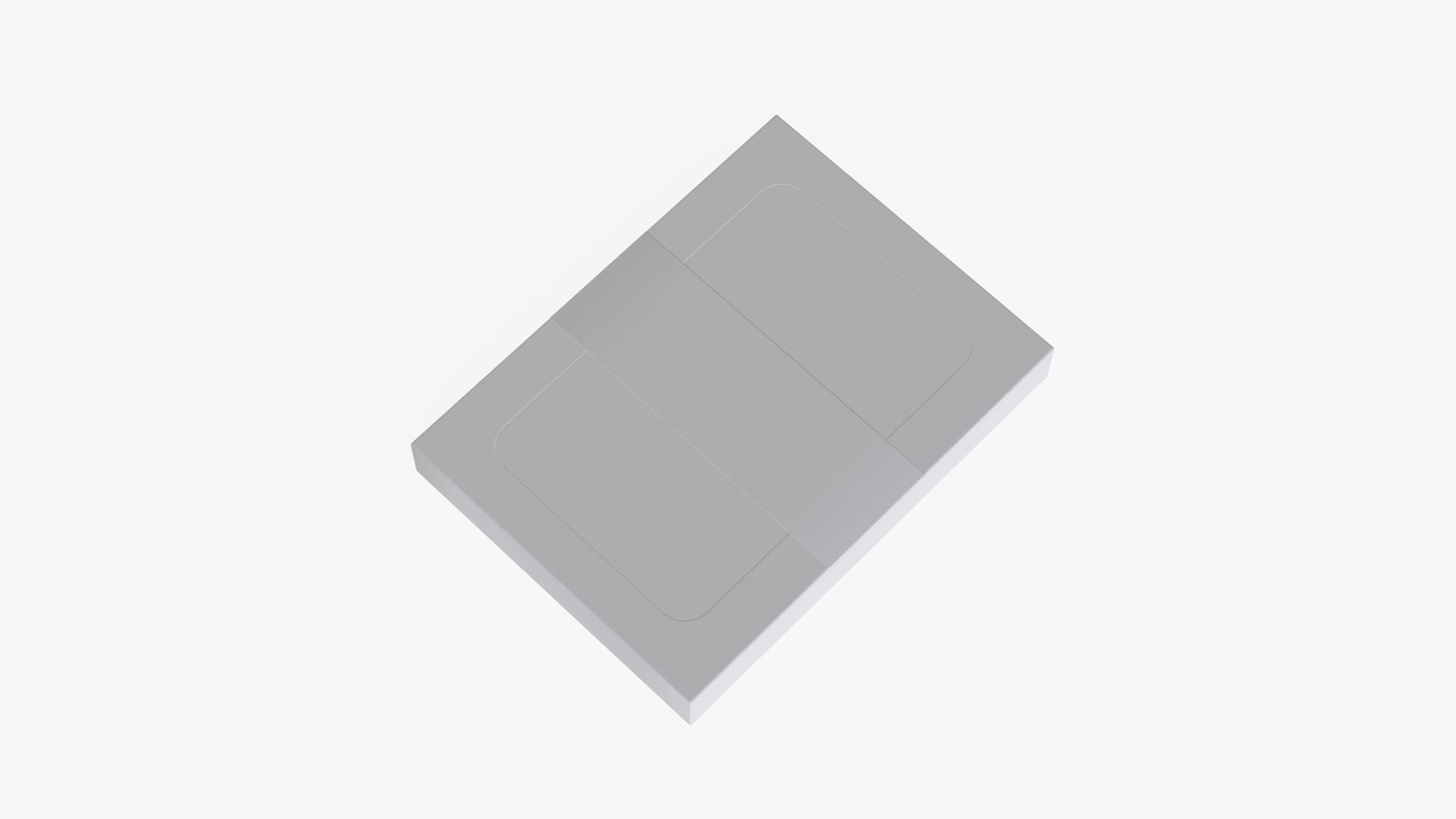 Chocolate Box 2 Low-poly 3D model_9