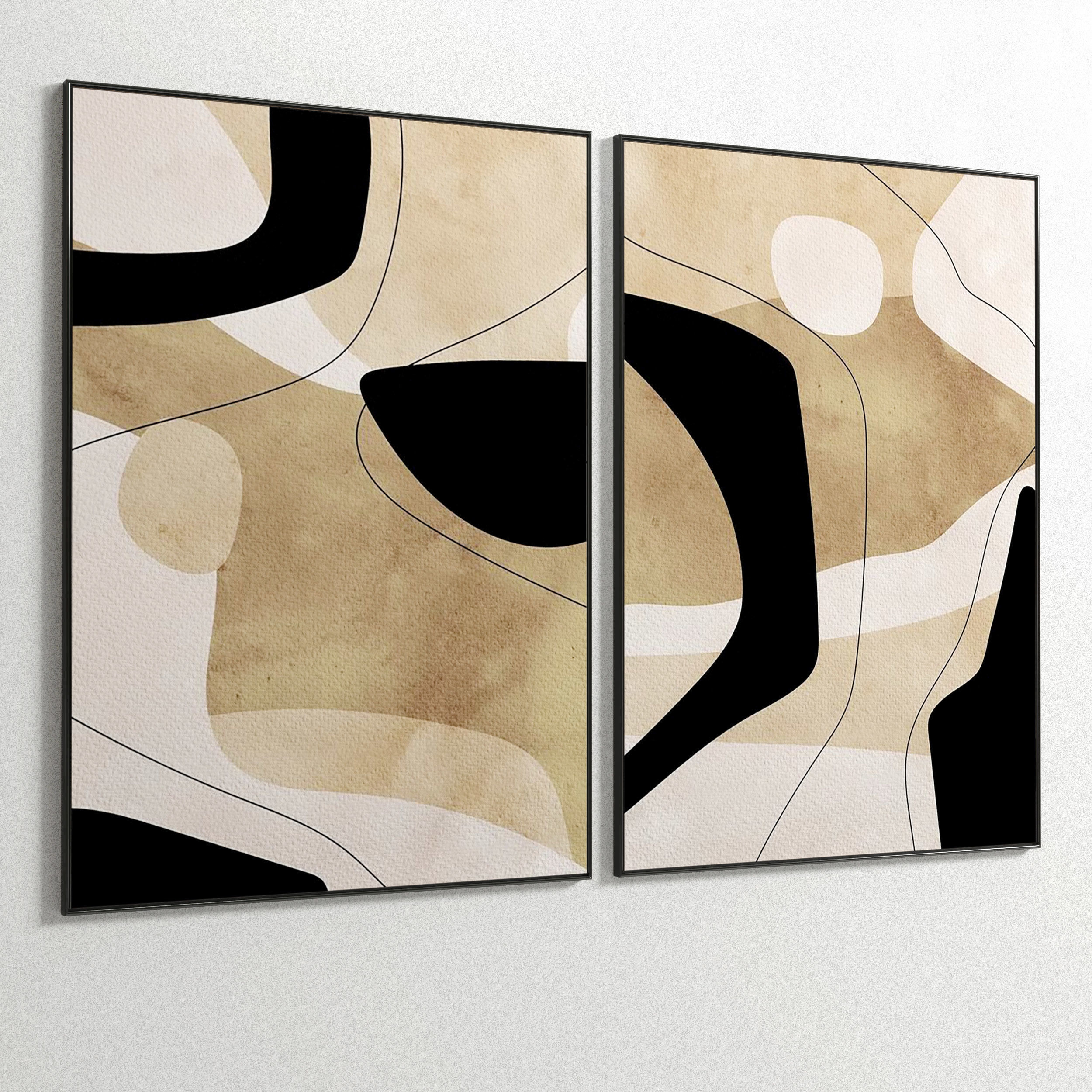 Plaster Two Photo Frame 60 Low-poly 3D model_4