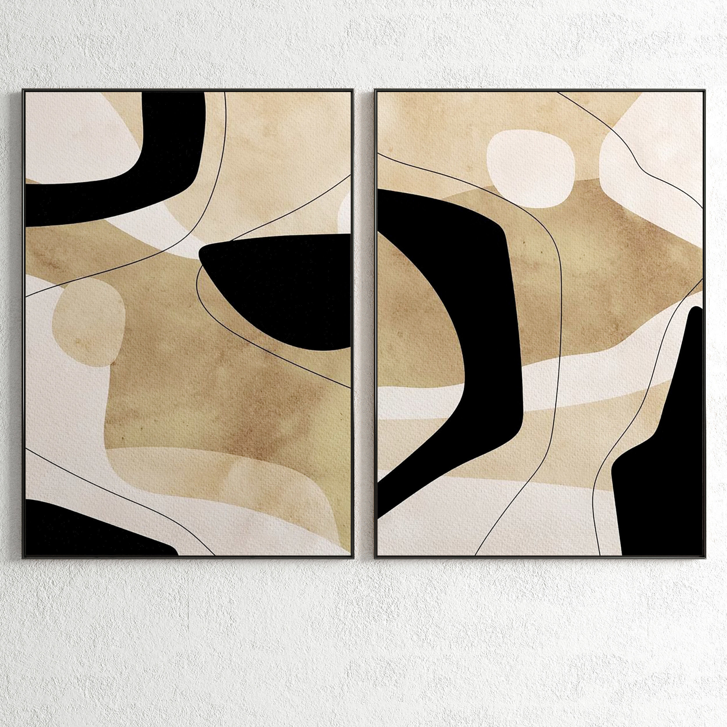 Plaster Two Photo Frame 60 Low-poly 3D model_1