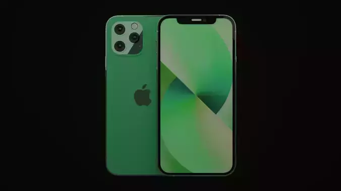 Apple iPhone 13 PRO in all Official Colors PBR MODEL