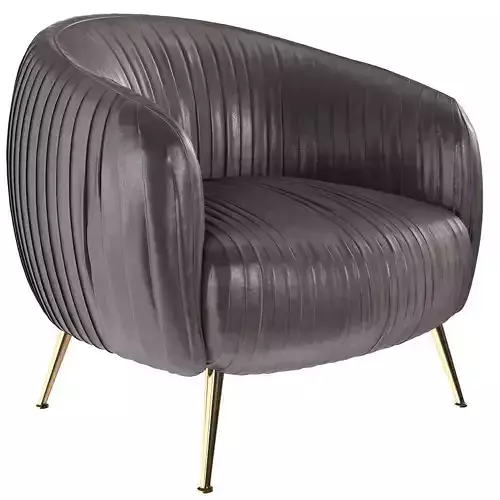 BERETTA LEATHER CHAIR 3d model Low-poly 3D model
