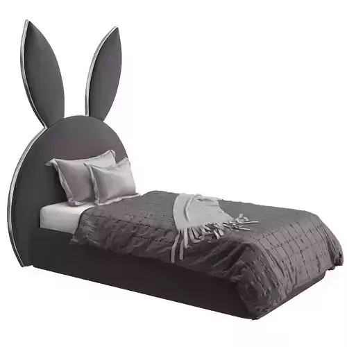 Bunny Bed 3d model Low-poly 3D model