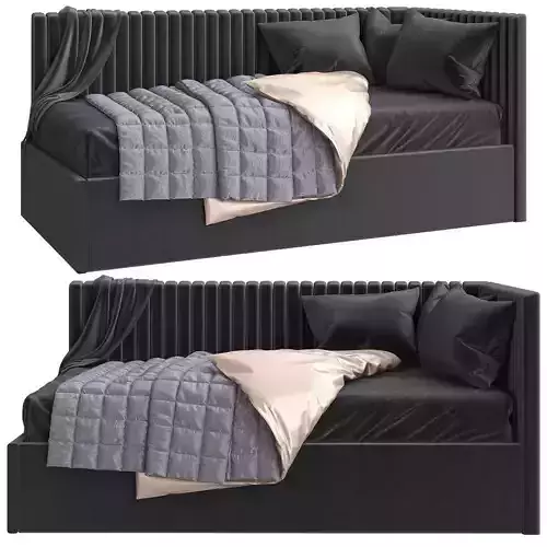 Childrens sofa bed in a modern style 3d model