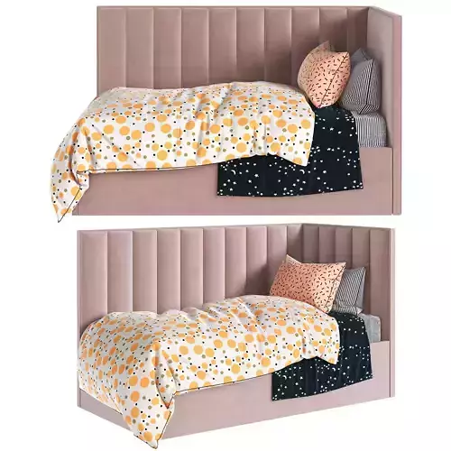Eva Corner Bed 3d model