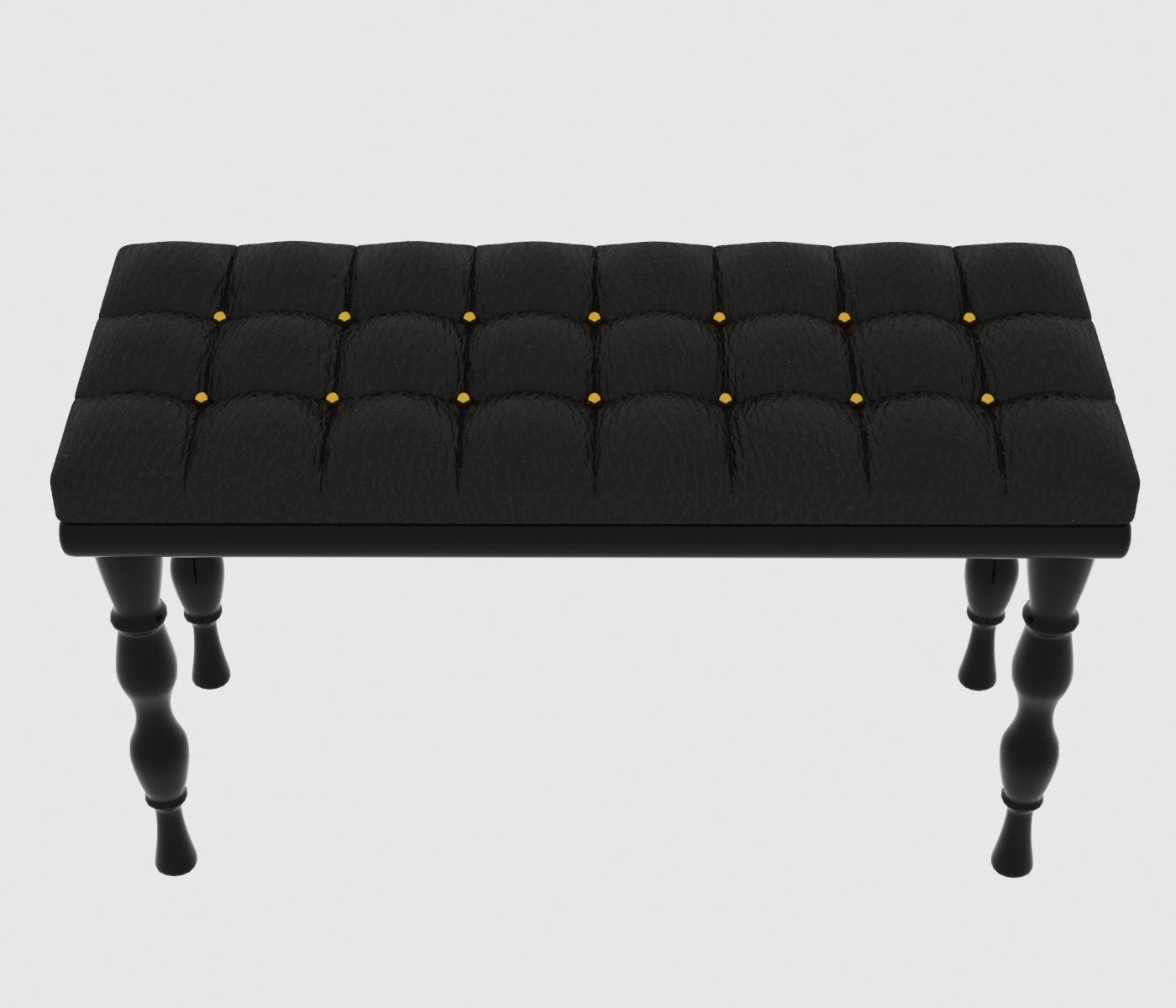 Black Piano 3D model 3D model_9