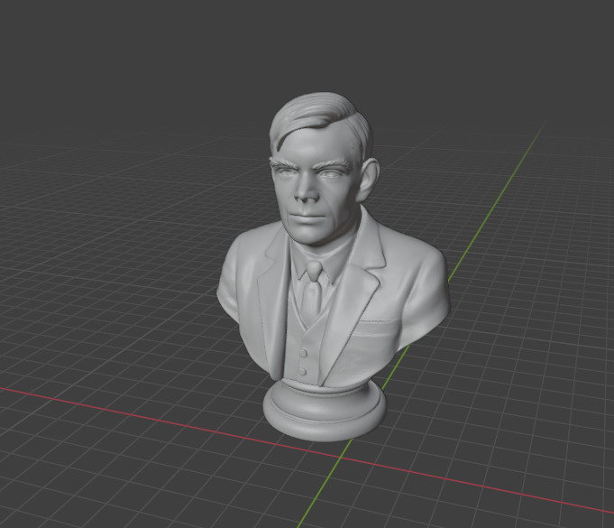 Alan Turing 3D print model_8