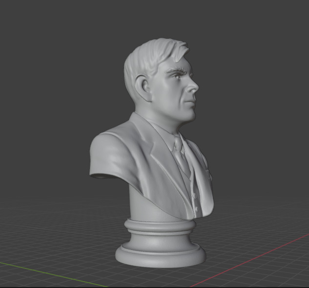 Alan Turing 3D print model_20