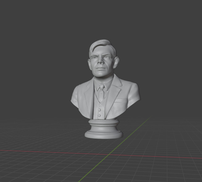 Alan Turing 3D print model_10